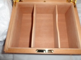 Elie Bleu Mahogany Humidor 100 count NIB image 8