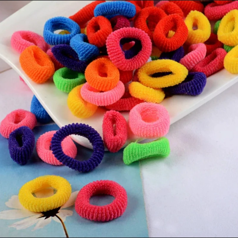 Game Fun Play Toys 1Pack Small Ring Hair Bands Girls Colorful Elastic Hair Rope  - £23.12 GBP