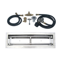 18 in. Stainless Steel Drop-In Rectangular Burner Kit Liquid Propane - $385.90