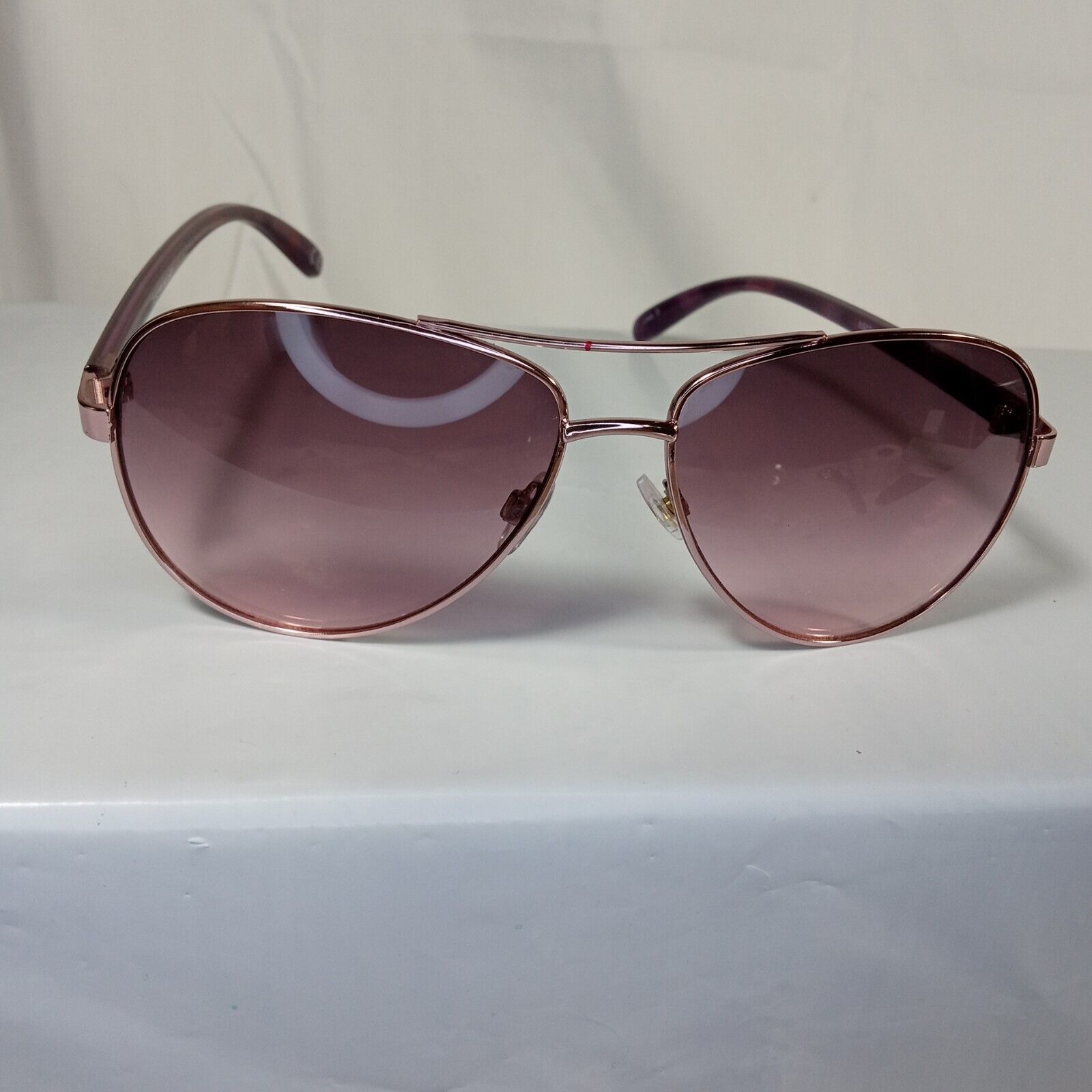 Primary image for Foster Grant MAXBLOCK Janette Purple Tortoise Aviators Womens Sunglasses 100%UVA