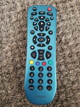 PHILIPS Universal Remote Control TV Blue Samsung, Vizio, LG, Sony, Sharp, RCA - $10.59