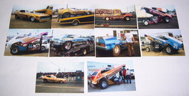 Lot #1 (10) 1970&#39;s Vintage FORD Body FUNNY CAR 4x6 Drag Racing Photos - £12.86 GBP