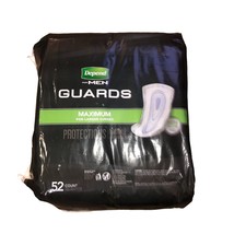 Depends for Mens Guard NEW Package 52 Ct - $9.90