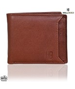 HILL BIRD Men&#39;s Bifold Wallet Slim Purse Genuine Leather Credit/ID Card ... - £14.77 GBP