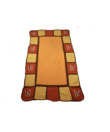 Vtg 70s Mid Century Modern MCM Hand Knit Butterfly Blanket Afghan Quilt ... - $108.25 CAD