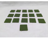 Lot Of (16) 20MM Green Miniature Square Bases - $15.83