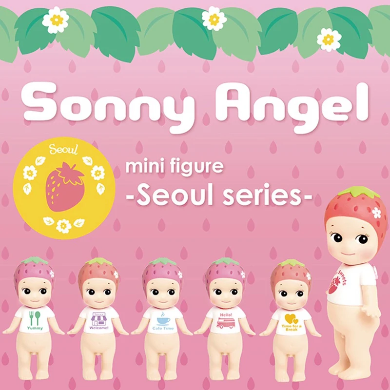 Sonny Angel Strawberry Cafe Series Blind Box Anime Figure Cute Collection Room - £31.97 GBP+
