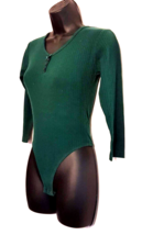 Ricki Ribbed Stretch Knit Bodysuit VTG Snap Crotch size L Girls (or PS womens) - $17.76