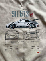 Men’s Small Porsche 911 GT3 RS Crewneck Sweater Sweatshirt - £47.78 GBP