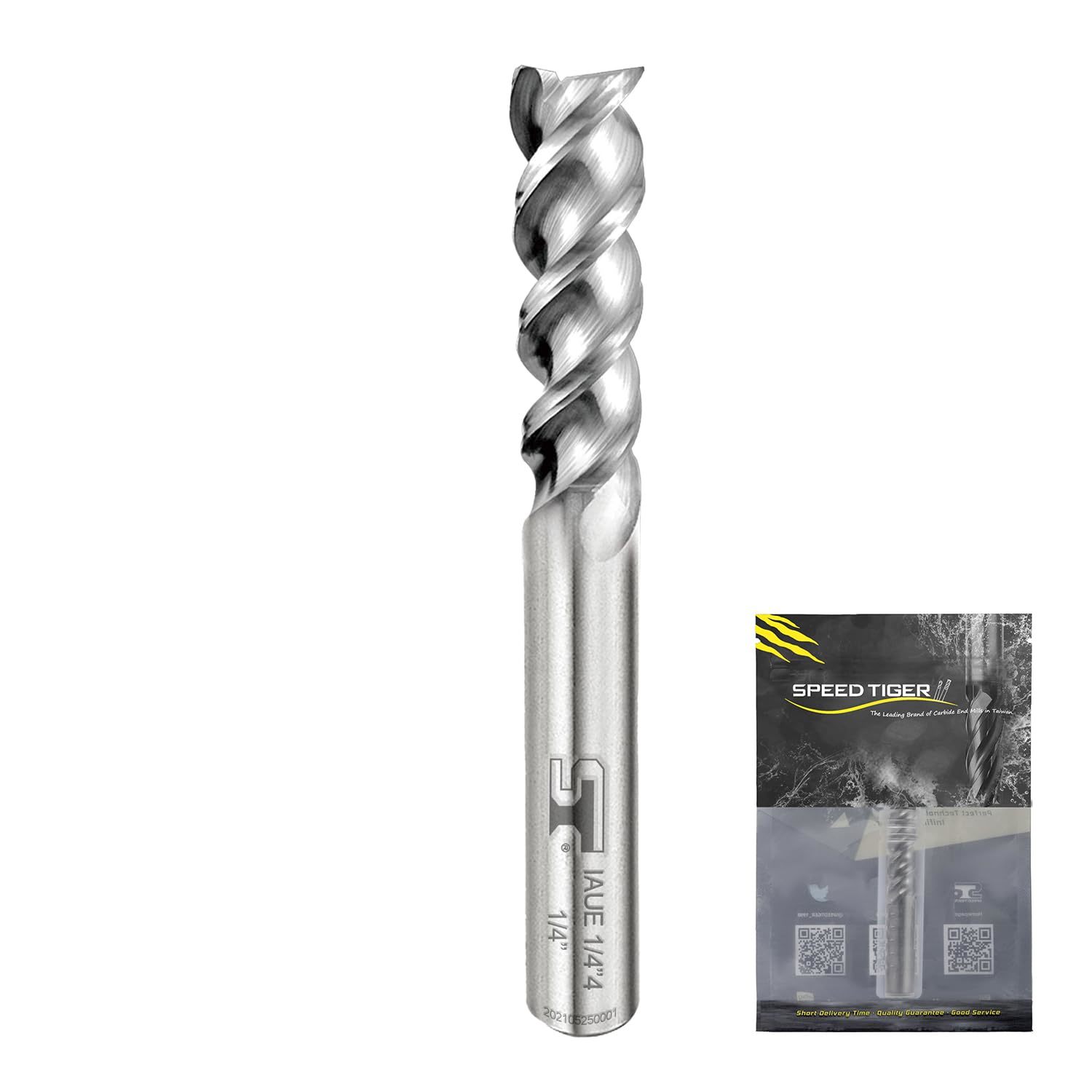 Speed Tiger Carbide Square End Mill - 3 Flute - Iaue3/8 3 (1 Piece, 3/8&quot;... - $35.97