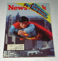 Superman To The Rescue! Newsweek Magazine Vintage 1979 Christopher Reeve - $465.81 MXN