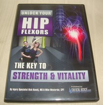 Unlock Your Hip Flexors The Key To Strength &amp; Vitality Dvd - £7.74 GBP