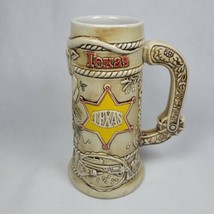 Vintage Ceramarte Budweiser Texas Beer Stein Mug 7 1/2&quot; Tall - Limited Edition - £10.94 GBP