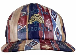 Vintage Aztec Trucker Golden Oak Milling Co. Hat Cap Snapback Tribal De ... - £16.59 GBP