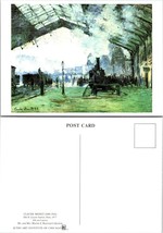 Illinois Chicago Art Institute Old St. Lazare Station Claude Monet VTG Postcard - £7.34 GBP