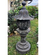 Old Large Japanese Art Bronze Japan Pagoda Temple Shrine Garden Lantern ... - $61,259.63 MXN