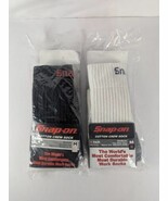 Snap On Crew Socks Men Size 5-9 Medium - Black &amp; White Lot Of 2 - $471.36 MXN
