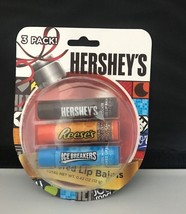 Hersheys Reeses Ice Breakers Flavored Lip Balm Set Chapped Chap Stick - £15.72 GBP