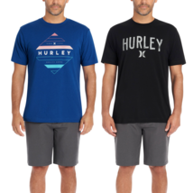 Hurley Men&#39;s Size XL Short Sleeve 2 Pack Classic Tee T-Shirts NWT - £14.45 GBP