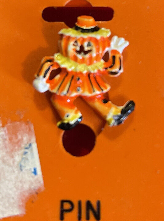 Halloween Jacko lantern head pin - $2.70