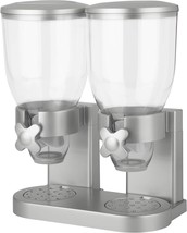 Zevro /Gat202 Indispensable Dry Food Dispenser, Dual Control, Silver - $731.27 MXN