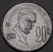 Mexico 20 Centavos, 1978 Gem Unc~Free Shipping - $3.32