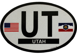 Utah Oval Decal (Beehive) - $2.70