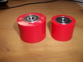 Honda CR 125 93-96 Chain Roller Set Rollers Upper + Lower Chainroller RED - ₹2,475.32 INR