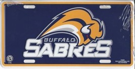 Buffalo Sabres Team Logo Nhl National Hockey League Metal License Plate - £23.97 GBP