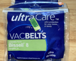 (3) Ultra Care Vacbelts Bissell 8 Uprights 20-54012 B99 belts - £11.82 GBP