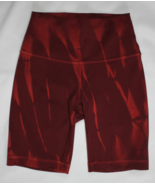 Lululemon Wunder Train High Rise Short 8" Sun Bleached Wash Red Merlot Size 4 - $27.87