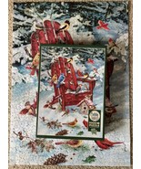 Cobble Hill New Sealed 1000 Piece Jigsaw Puzzle Adirondack Birds Red Cha... - £22.00 GBP