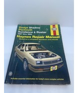 Dodge Plymouth Service Repair Shop Maintenance Manual Shadow Sundance Du... - $290.50 MXN