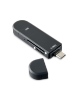 onn. SD &amp; MicroSD Card Reader USB + USB-C - $11.88