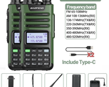 M-13 Air Band Pro Walkie Talkie Wireless Copy Frequency Type-C Charger L... - £83.26 GBP