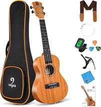 Vangoa Concert Ukulele Beginner Mahogany 23 Inch Adult Beginner Ukelele With - $73.99