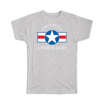 One Nation Under God : Gift T-Shirt American Patriot Americana Flag USA - £19.63 GBP