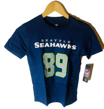 NFL Team Apparel Ragazzi Seattle Seahawks Doug Baldwin T-Shirt Piccolo Navy - £11.61 GBP
