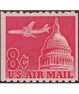 STAMPS U.S. Airmail 8 Cent Booklet FULL BOOK OF TWENTY FIVE - £35.72 GBP