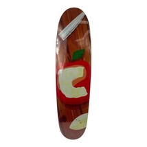 Black C Apple OLD SCHOOL skateboard cruiser deck shape 7.25&quot;x 29&quot; - £27.08 GBP