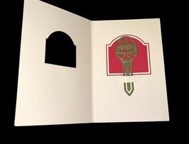 Vintage 1989 Natural History Museum LA 24KT Gold Bookmark w/ Card & Info image 3