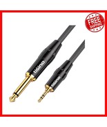 Heavy Duty 3.5mm TRS to 1/4 inch Mono Adapter Cable - 10 Feet Durable De... - $546.04 MXN