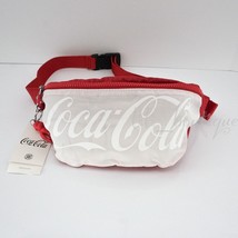 NWT Kipling KI6964 x CocaCola Fresh Fanny Pack Hip Waist Bag Polyester Red White - £56.21 GBP