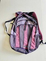 Nylon backpack, Pink/purple - $25.00
