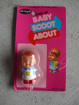 Modern Fun World Wind-up Baby Scoot About Girl Figurine 2 1/2&quot; Tall MIP - £14.33 GBP