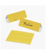 24 YELLOW Place Cards Regular Size Card stock All Occasion Wedding Birthday - $4.42
