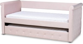 Baxton Studio Daybeds Twin Light Pink - £460.65 GBP