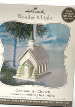 Hallmark Keepsake Ornament Wonder &amp; and Light 2011 Community Church Twin... - £14.24 GBP