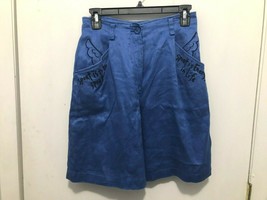 Vintage Jean Charles de Castelbajac Sport High Waisted Shorts Blue Waist 26&quot; - £46.65 GBP