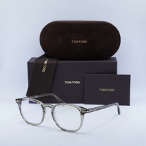 TOM FORD FT5819-B 057 Transparent Beige/Clear Blue Light Block 52mm Eyeg... - $161.11